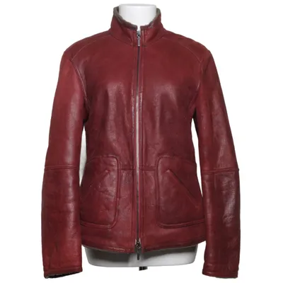 Shearling jas (Rood) van Strenesse Blue Wol