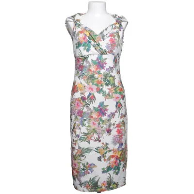 Jurk (Wit, Meerkleurig) van KDK London Elastaan, Polyester