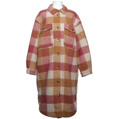 Överskjorta (Beige, Flerfärgad) från Object Återvunnen polyester, Ull