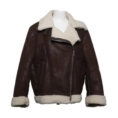 Shearling jas (Bruin) van H&M Polyester