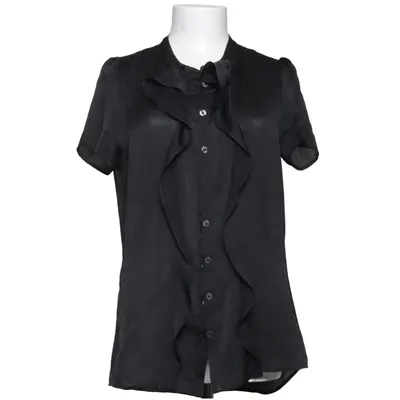 Kortärmad skjorta (Svart) från Turnover Polyester
