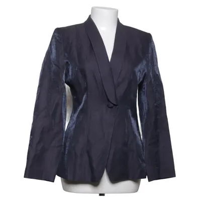 Blazer (Blå) fra Marimekko Acetat, Bomuld, Linned, Polyamid