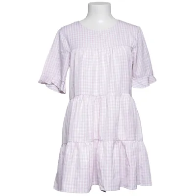 Dress (Pink, White) from Missguided Petite Cotton, Polyester