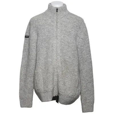 Cardigan (Gris) de Superdry Acrylique, Fausse fourrure, Laine
