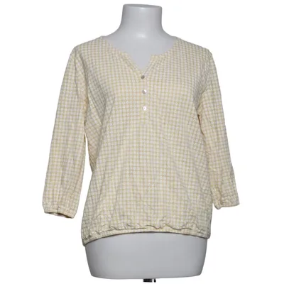 Blouse (Geel, Wit) van Franco Callegari Katoen, Modal