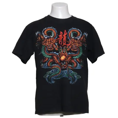 T-shirt (Zwart) van P.K Sports Katoen