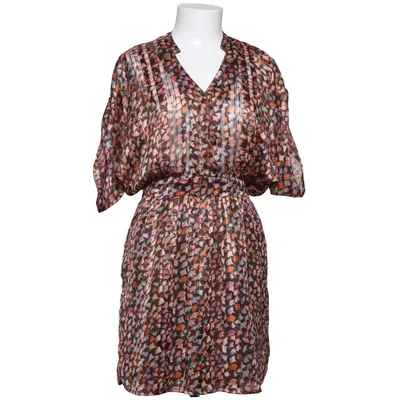 Robe (Marron, Multicolore) de Little Miss by Captain Tortue Fibre métallique, Polyester