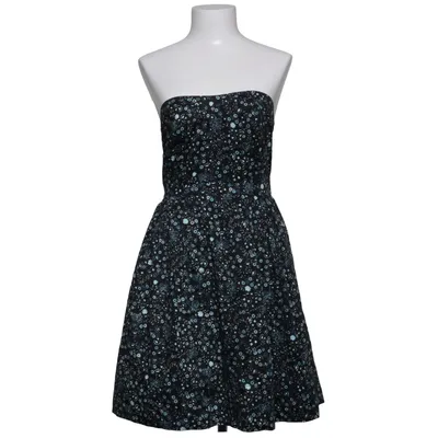 Jurk (Zwart, Blauw, Wit) van Simple Acetaat, Katoen