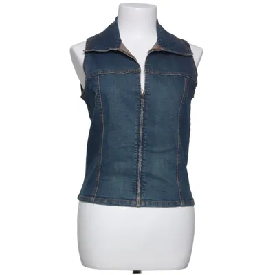 Gilet en jean (Bleu) de Ichi Coton, Élasthane