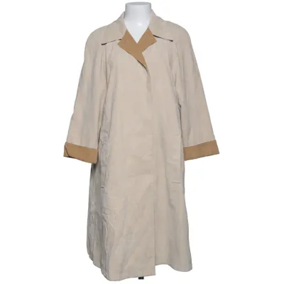 Coat (Beige, Brown) from Franco Callegari Acetate, Polyester