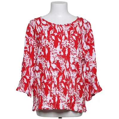 Blouse (Red, White) from Isolde Viscose
