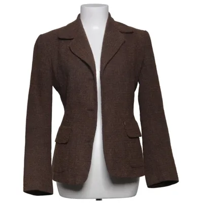 Blazer (Brown) from Woman Collection H&M Acrylic, Polyester, Wool