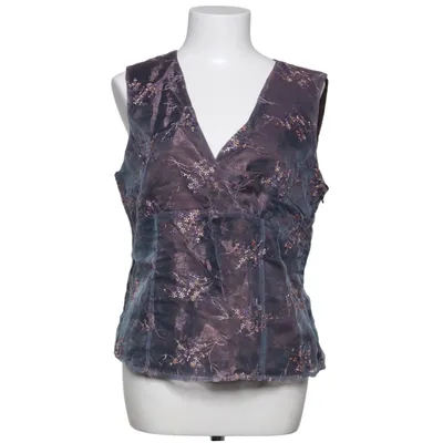 Top (Blue, Multicolored) from Flash Basic Polyester