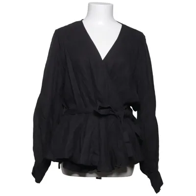 Wikkelblouse (Zwart) van Bruuns Bazaar