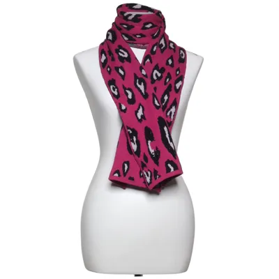 Scarf (Pink, Black, White) from Roccobarocco