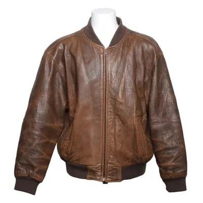 Läderjacka (Brun) från Hollies Acetat, Skinn, Nylon