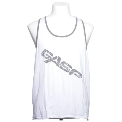 Träningslinne (Vit, Grå) från Gasp Bomull