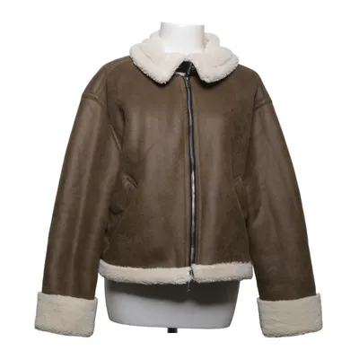 Shearling jas (Bruin) van Zara Elastaan, Polyester