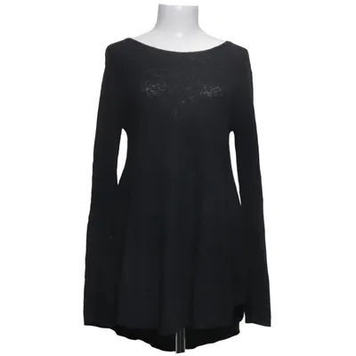 Tuniek (Zwart) van Sarah Pacini Merinowol, Viscose