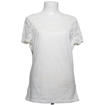 Top (Wit) van H&M Conscious Collection Elastaan, Organisch katoen, Polyamide