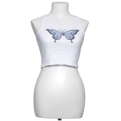 Crop top (Vit, Blå) från Subdued