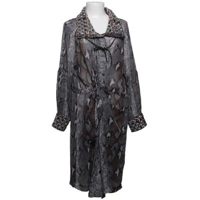 Blusenkleid (Grau, Braun, Schwarz) von NÜ Denmark Baumwolle, Polyester, Viskose