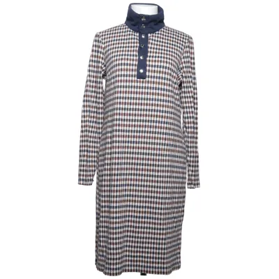 Skjortklänning (Brun, Blå, Vit, Flerfärgad) från Baum Und Pferdgarten Elastan, Polyester, Viskos