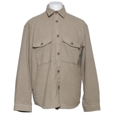 Overshirt (Beige) from Selected Homme Polyester, Wool