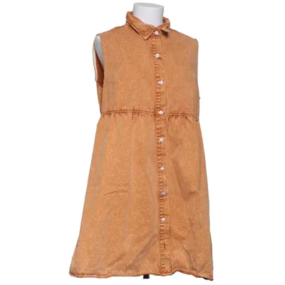 Skjortklänning (Brun) Bomull, Polyester