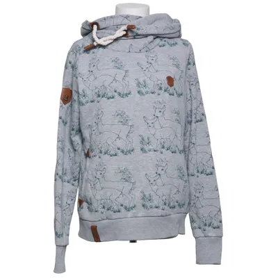 Capuchon sweater (Grijs) van Naketano Katoen, Polyester