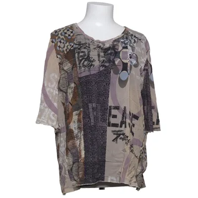 Top (Beige, Zwart, Meerkleurig) van NP Collection Elastaan, Viscose