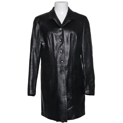 Leren jas (Zwart) van PG Leather Fashion Leer