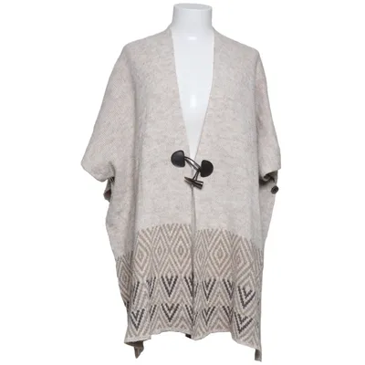 Poncho (Beige, Grå) från Made in italy Akryl, Mohair, Viskos, Ull