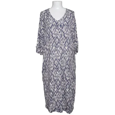 Jurk (Blauw, Wit, Meerkleurig) van Amalia Elastaan, Viscose