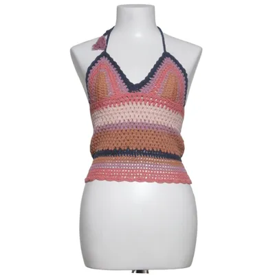 Halternecktopp (Flerfärgad) från Maanesten Bomull