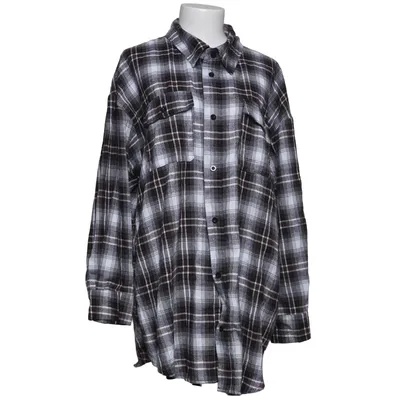 Chemise en flanelle (Marron, Blanc, Noir) de Missguided Maternity Coton, Polyester