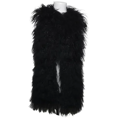 Fur vest (Black) from Minus