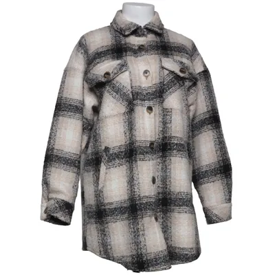 Overshirt (Beige, Zwart) van Moves Polyester, Wol