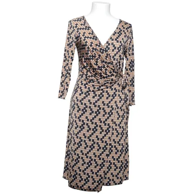 Wikkeljurk (Bruin, Zwart, Wit) van Chamonelle Elastaan, Polyester