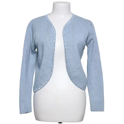 Cardigan (Bleu) de Anna Justper Acrylique, Coton