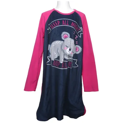 Nachtjapon (Blauw, Roze, Grijs) van Wonder Nation Gerecycled polyester