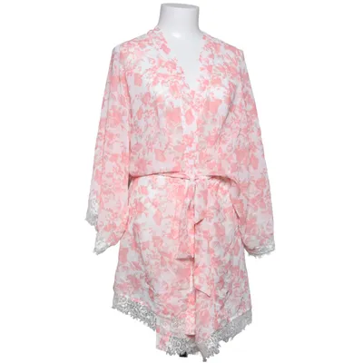 Ochtendjas (Roze, Wit) van Gina Tricot Lingerie Polyester