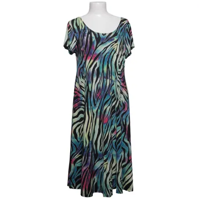 Jurk (Zwart, Meerkleurig) van Ccan Cann Elastaan, Polyester, Viscose