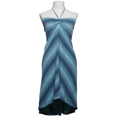 Halternek jurk (Blauw) van Patagonia Organisch katoen, Tencel