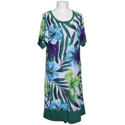 Dress (Green, Blue, White, Multicolored) from Marila Elastane, Polyester