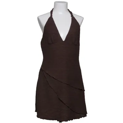 Halterneckklänning (Brun) från Forever 21 Polyester