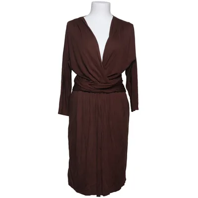 Dress (Brown) from DKNY Elastane, Lyocell