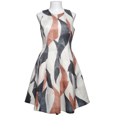 Dress (Beige, Brown, Black, White) from H&M Polyester