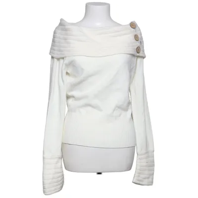 Sweater (Hvid) fra Clockhouse Akryl, Angora, Elastan, Nylon, Uld
