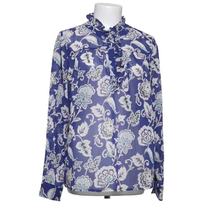 Blouse (Blue, White) from In April 1986 Polyester